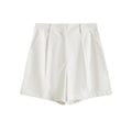 Ladies Solid Color Pockets Shorts K27788 - SWEETKAMA