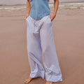 Ladies Striped Casual Straight Leg Pants N-N2119 - SWEETKAMA