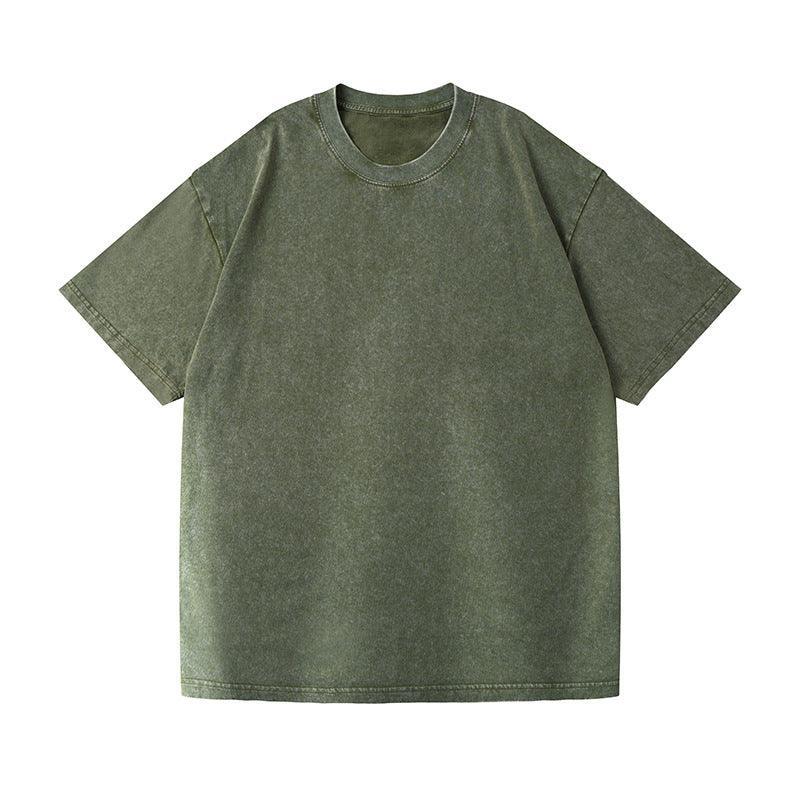 Ladies Washed Distressed Dropped Shoulder T-shirt SKT001 - SWEETKAMA