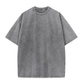 Ladies Washed Distressed Dropped Shoulder T-shirt XH230 - SWEETKAMA