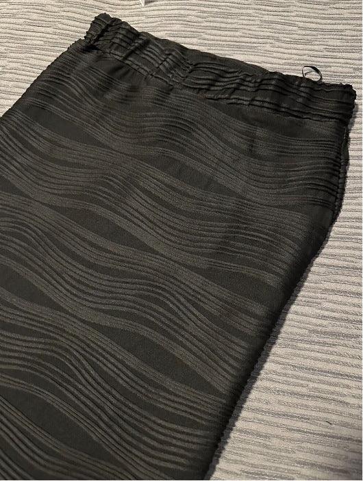 Ladies Water Ripple Textured Slit Skirt 5059# - SWEETKAMA