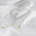 Ladies White Fritillary Necklace SKAJ035 - SWEETKAMA