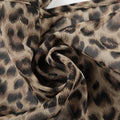 Missy Leopard Print Thin Scarf Flounce Halter Top 12489 - SWEETKAMA