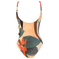 Multicolor Floral Print One Piece Swimweai with Cover Y115 - SWEETKAMA