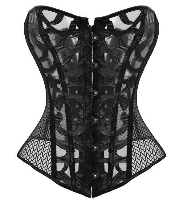 Overbust Mesh Corset 643 - SWEETKAMA