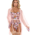 Sexy Floral Embroidery Lingerie Set R1050A - SWEETKAMA