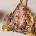 Sexy Ladies Floral Embroidery Lingerie Set R0031A - SWEETKAMA