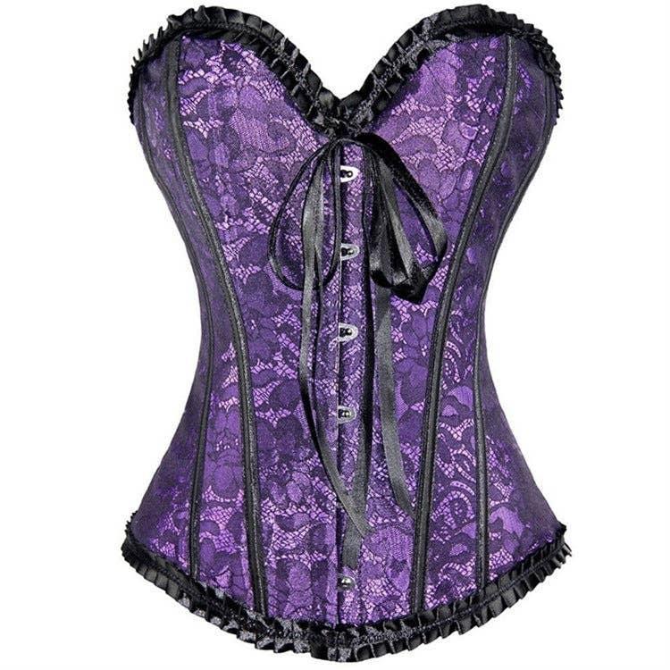 Sexy Sleeveless Lace Up Corset Top 331 - SWEETKAMA