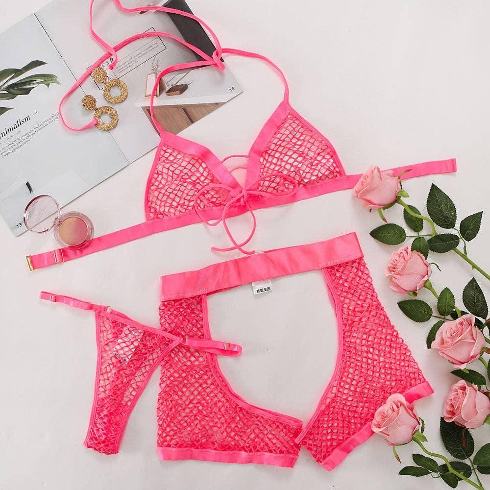 Sexy Solid Color Lingerie Set R0042A - SWEETKAMA