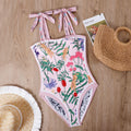 Shoulder Straps Reversible One Piece Swimwear Y17 - SWEETKAMA