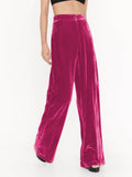 Solid Color Casual Style Wide Leg Velvet Pants GKBE001 - SWEETKAMA