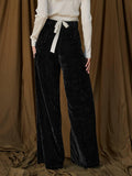 Solid Color Casual Style Wide Leg Velvet Pants GKBE001 - SWEETKAMA