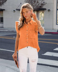 Solid Color Ladies Denim Jacket Daily Top 58039 - SWEETKAMA