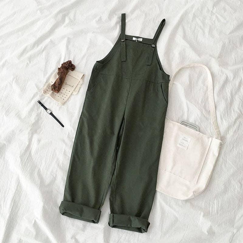 Solid Color Sleeveless High Waist Jumpsuit 9908 - SWEETKAMA