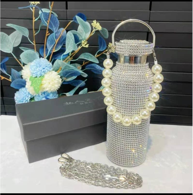 Sparkle Rhinestone Water Bottle 12/17/20/25OZ 8026 - SWEETKAMA