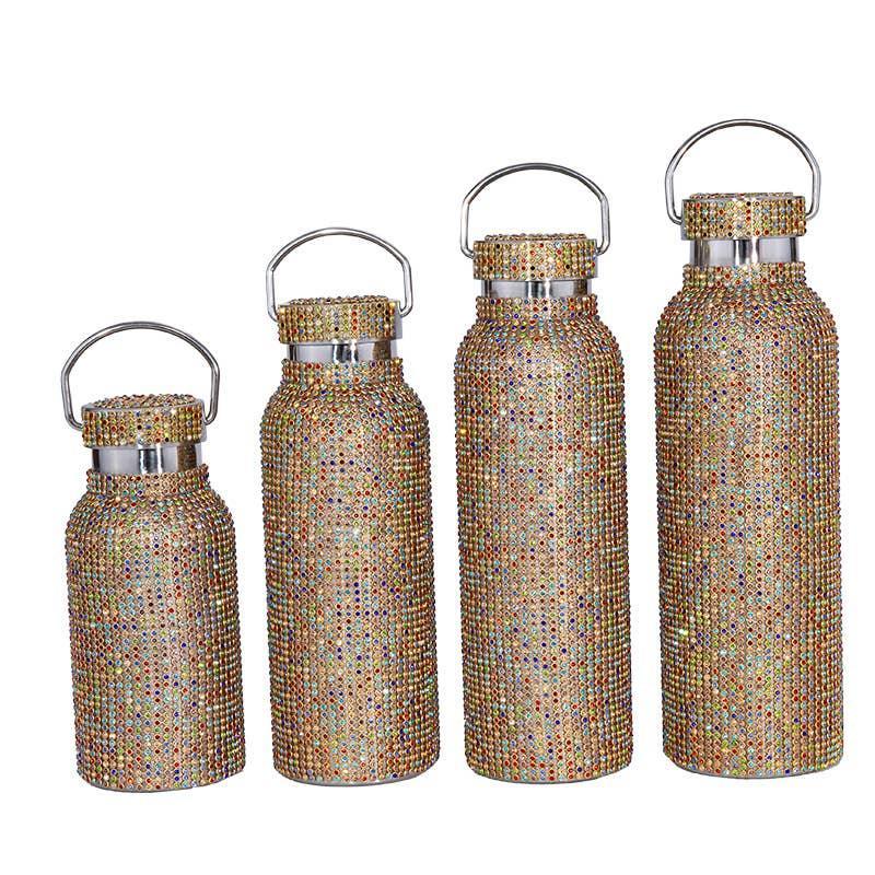 Sparkle Rhinestone Water Bottle 12/17/20/25OZ FKWB2020 - SWEETKAMA