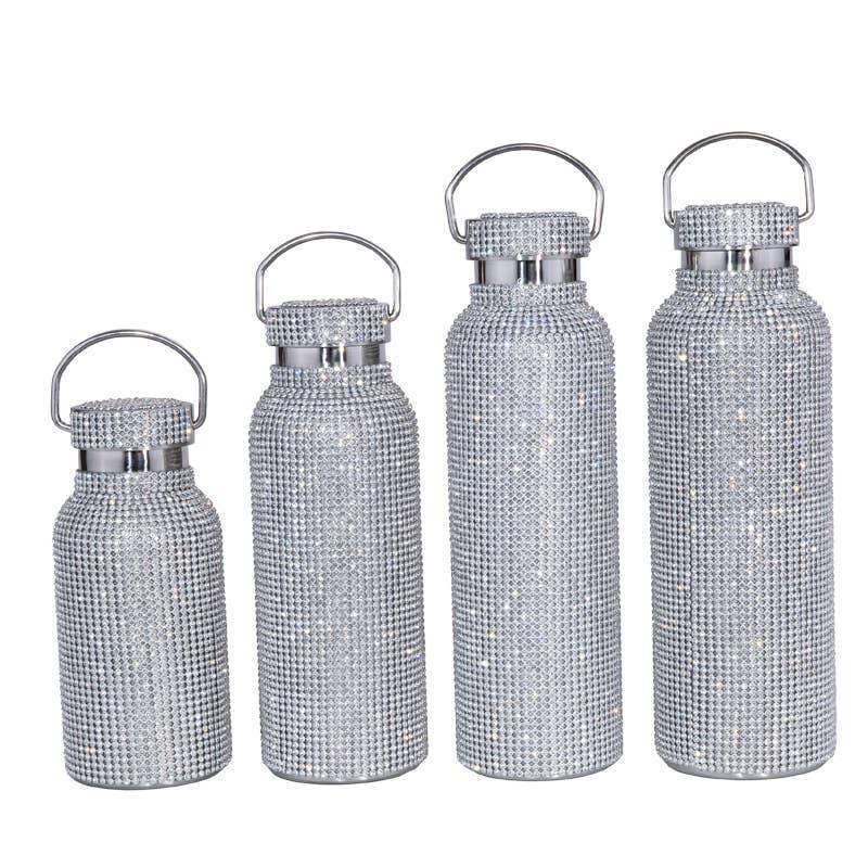 Sparkle Rhinestone Water Bottle 12/17/20/25OZ FKWB2020 - SWEETKAMA