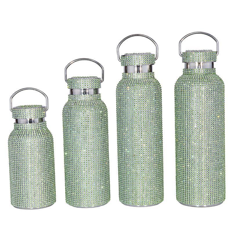 Sparkle Rhinestone Water Bottle 12/17/20/25OZ FKWB2020 - SWEETKAMA