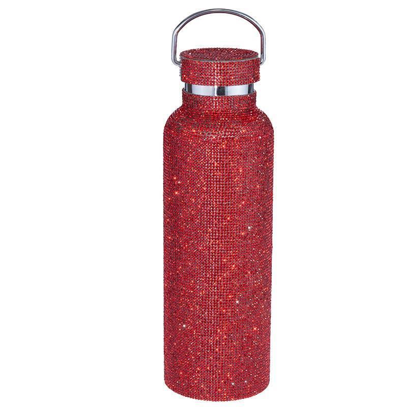 Sparkle Rhinestone Water Bottle 12/17/20/25OZ FKWB2020 - SWEETKAMA