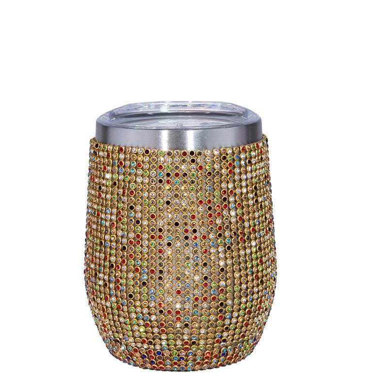 Sparkle Rhinestone Water Bottle 12oz FKWB02 - SWEETKAMA