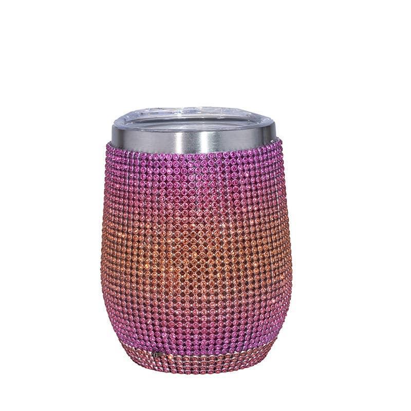 Sparkle Rhinestone Water Bottle 12oz FKWB02 - SWEETKAMA