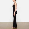 String Shoulder Bodycon Maxi Dresses with Shapewear SKD081 - SWEETKAMA