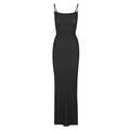 String Shoulder Bodycon Maxi Dresses with Shapewear SKD081 - SWEETKAMA