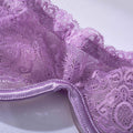 Violet Sexy Lace Lingerie Set with Garter Belt LS1399 - SWEETKAMA