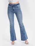 Wash Blue Ladies Daily Denim Pant SKP58027 - SWEETKAMA