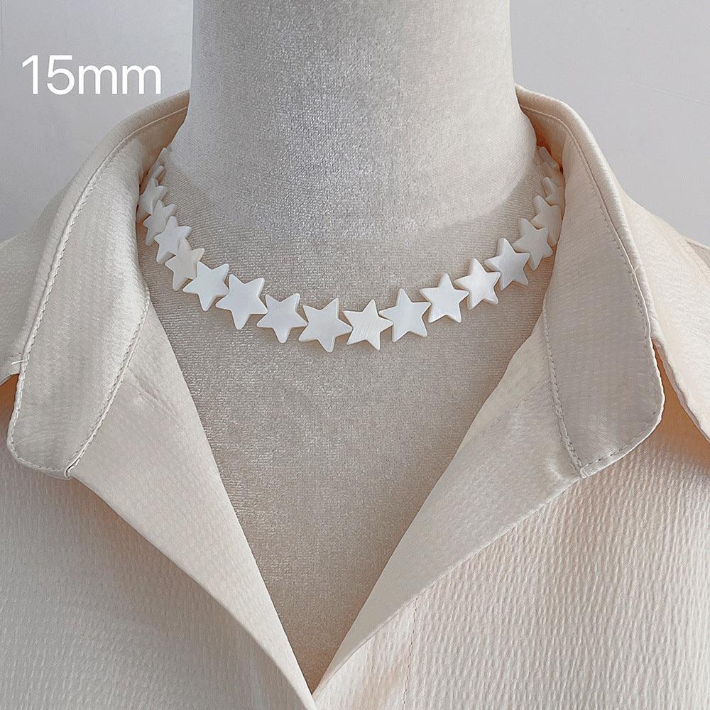 Women Fashion Jewelry Sea Shell Creative Star Necklace SKAJ041 - SWEETKAMA